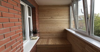 Отделка, остекление, утепление балконов в Темрюке от 206 руб. м/2.